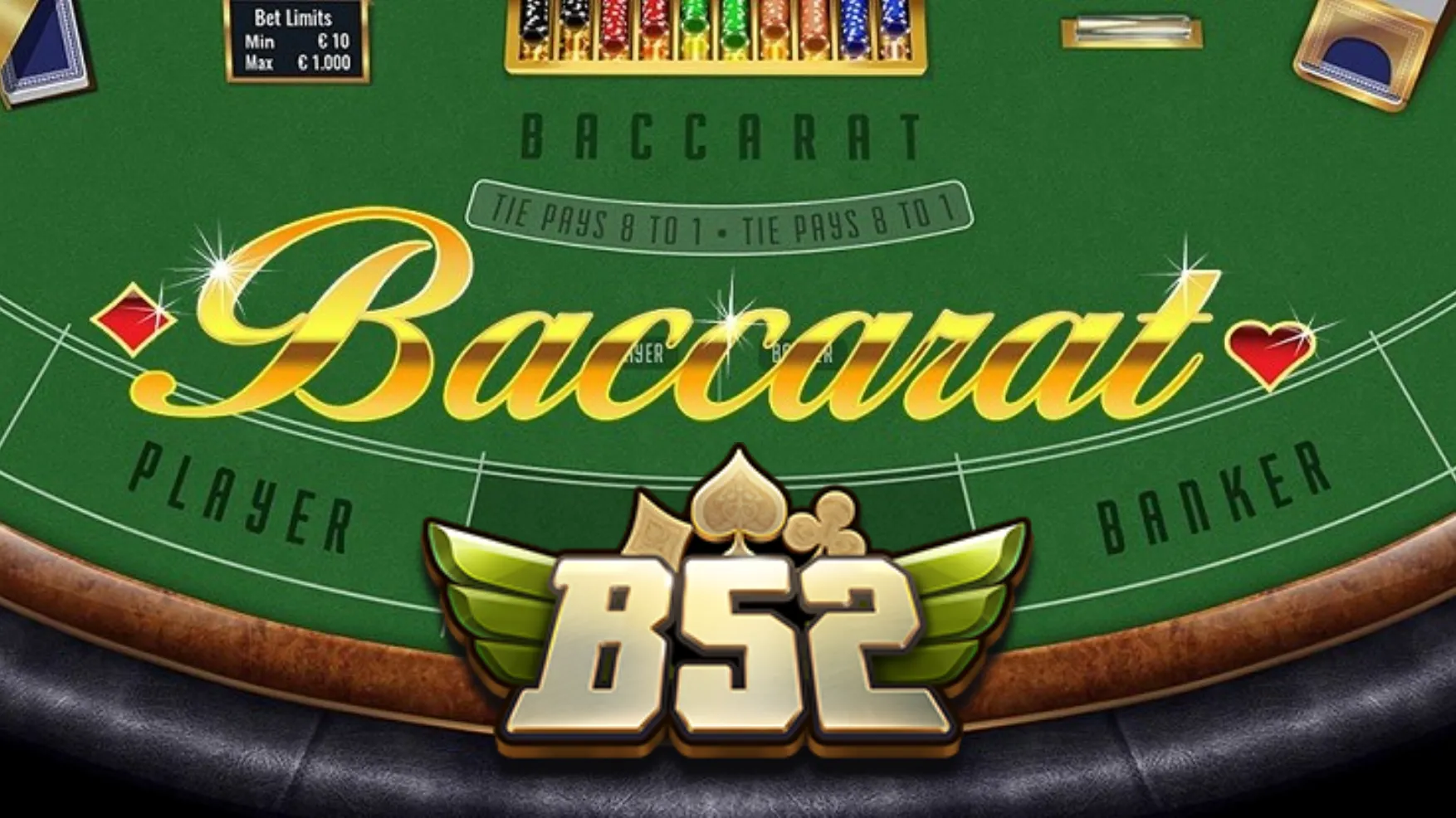 Baccarat là một trò chơi quen thuộc ở Live Casino B52 Club